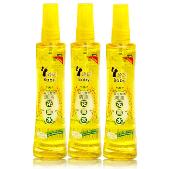 婴儿草本清凉喷雾花露水95ml 3件