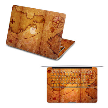 SkinAT 苹果笔记本MacBook全套保护贴膜 3M材料 宝藏地图 Pro 13