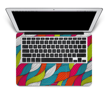 SkinAT 苹果笔记本MacBook手托保护贴膜 不含键盘 3M材料 花纹7 Pro 15