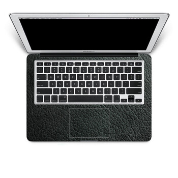 SkinAT 苹果笔记本MacBook手托保护贴膜 不含键盘 3M材料 黑色皮革 Air 13 2011款