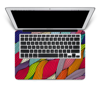 SkinAT 苹果笔记本MacBook手托保护贴膜 不含键盘 3M材料 花纹8 Pro 15 (Retina)