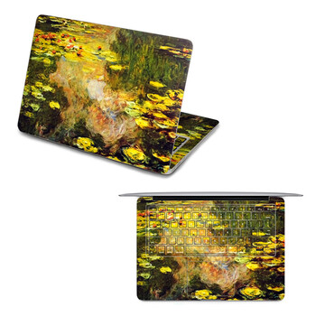 SkinAT 苹果笔记本MacBook全套保护贴膜 3M材料 睡莲2 Pro 15