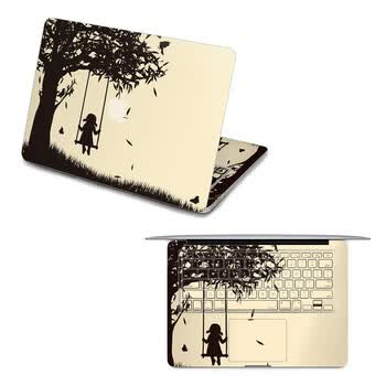 SkinAT 苹果笔记本MacBook全套保护贴膜 3M材料 童年的秋千 Air 13 2011款
