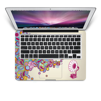 SkinAT 苹果笔记本MacBook手托保护贴膜 不含键盘 3M材料 恋恋留声机 Pro 15 (Retina)