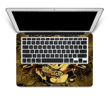 SkinAT 苹果笔记本MacBook手托保护贴膜 不含键盘 3M材料 狂野骷髅 Pro 13