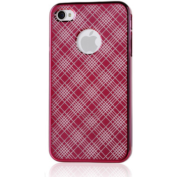 爱派（iPai） 汇彩系列镜面花纹iPhone 4/4s 保护壳 红色
