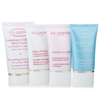 娇韵诗Clarins美白保湿清洁4件套