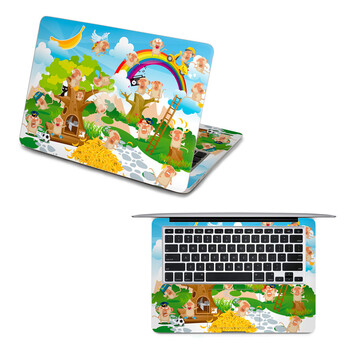 SkinAT 苹果笔记本MacBook全套保护贴膜 不含键盘 3M材料 猴子游戏 Pro 15 (Retina)