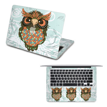 SkinAT 苹果笔记本MacBook全套保护贴膜 不含键盘 3M材料 大个子猫头鹰 Pro 15 (Retina)