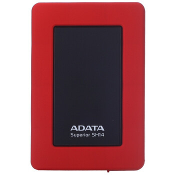 威刚（ADATA）SH14 USB3.0 移动硬盘 1TB 红色