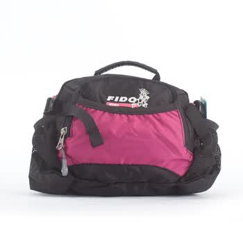 fidodido 夏款户外运动腰包可肩背 FD101221 玫红