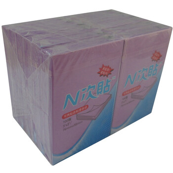 N次贴（荧光便条纸）霓紫色 31019（1*12本）