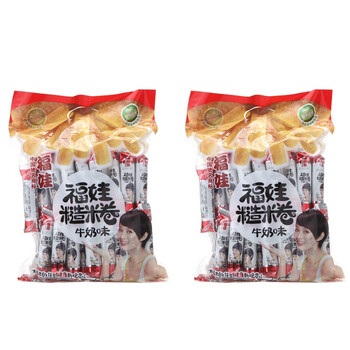 福娃糙米卷牛奶428g*2袋