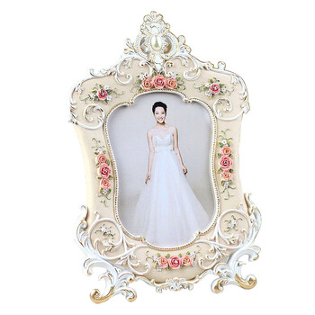 百易尚品 欧式树脂浮雕相框画框雕花像框结婚礼物