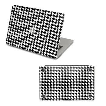SkinAT 苹果笔记本MacBook外壳及底部保护贴膜 3M材料 黑白小格 Pro 13