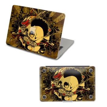 SkinAT 苹果笔记本MacBook外壳及底部保护贴膜 3M材料 狂野骷髅 Air 13 2011款