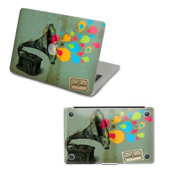SkinAT 苹果笔记本MacBook外壳及底部保护贴膜 3M材料 怀旧卡 Air 13 2011款