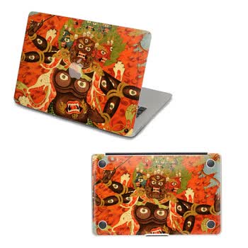 SkinAT 苹果笔记本MacBook外壳及底部保护贴膜 3M材料 神 Pro 13