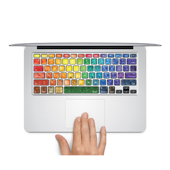 SkinAT MacBook苹果笔记本 iMac 键盘贴膜 淡彩色板 Pro 15 (Retina)