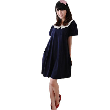 蕾曦 2012夏季新款孕妇裙 孕妇连衣裙 YJY.936 蓝色 均码
