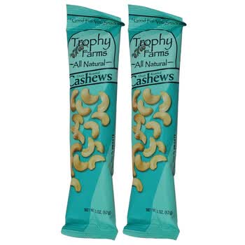 美国Trophy特洛菲天然腰果57g*2包