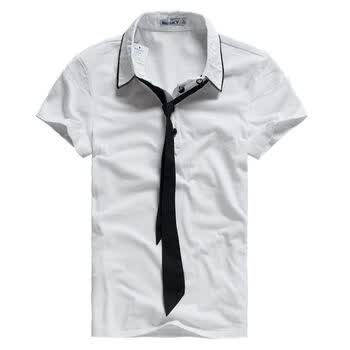 MBSKY蓝色天空女款配领带POLO0112102 漂白 XL