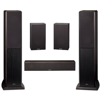 天龙（DENON） 706组合音响 中置环绕音箱 SYS706（黑色）