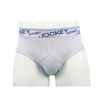 Jockey居可衣 男式棉莫代尔Y-Front三角裤 JJ11121115 215灰色 XXL