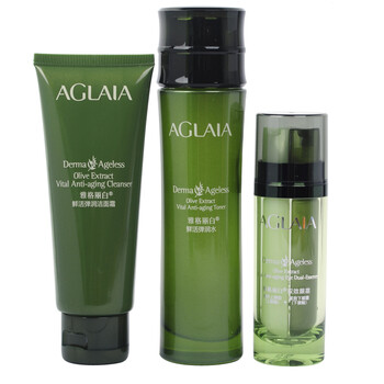 雅格丽白 AGLAIA 鲜活弹润3件套 洁面 水 眼霜