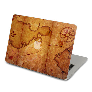 SkinAT 苹果笔记本MacBook外壳A面保护贴膜 3M材料 宝藏地图 Pro 15