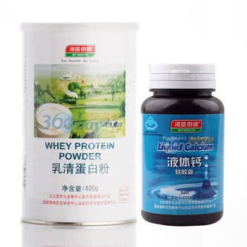 汤臣倍健乳清蛋白质粉400g/罐送倍健液体钙30粒
