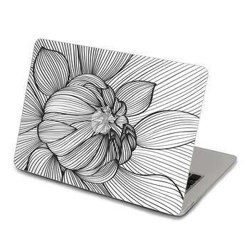 SkinAT 苹果笔记本MacBook外壳A面保护贴膜 3M材料 白描花 Pro 17