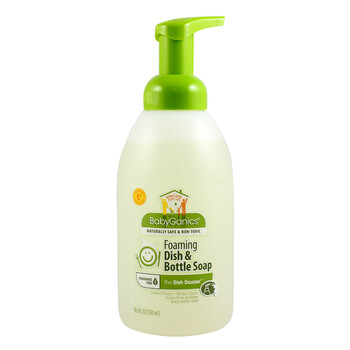 BabyGanics甘尼克宝贝纯天然奶瓶餐具消毒清洁液 无香型 550ml