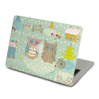 SkinAT 苹果笔记本MacBook外壳A面保护贴膜 3M材料 恋恋猫头鹰 Air 13 2011款