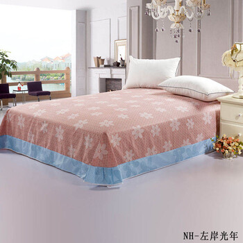 宁好家纺 全棉加大贴边床单系列 240cm*270cm-左岸光年