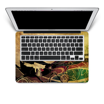 SkinAT 苹果笔记本MacBook手托保护贴膜 不含键盘 3M材料 DJ炫浪 Pro 15 (Retina)
