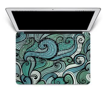 SkinAT 苹果笔记本MacBook手托保护贴膜 含键盘 3M材料 花纹9 Pro 15 (Retina)
