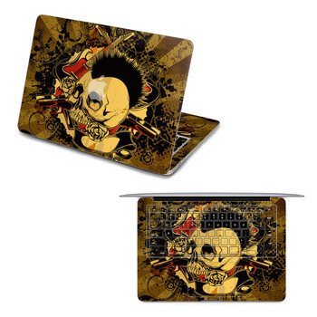 SkinAT 苹果笔记本MacBook全套保护贴膜 3M材料 狂野骷髅 Air 13 2011款