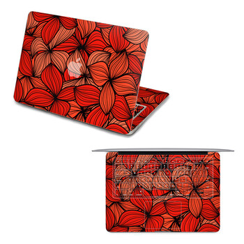 SkinAT 苹果笔记本MacBook全套保护贴膜 3M材料 花儿那样红 Pro 15 (Retina)