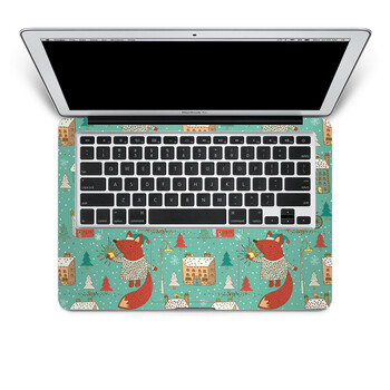 SkinAT 苹果笔记本MacBook手托保护贴膜 不含键盘 3M材料 狐狸小线 Pro 15