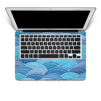 SkinAT 苹果笔记本MacBook手托保护贴膜 不含键盘 海阔天空 Pro 15 (Retina)
