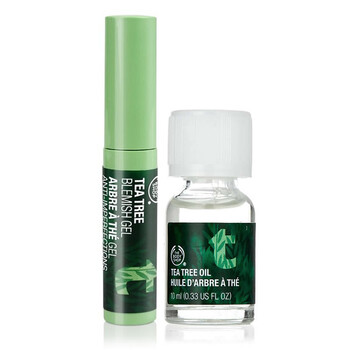 The Body Shop TBS美体小铺 茶树精油茶树袪痘棒套装(精油10ml+去痘棒2.5ml) 控油袪痘患处愈合