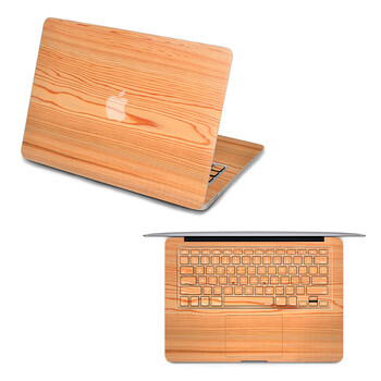 SkinAT 苹果笔记本MacBook全套保护贴膜 3M材料 木纹6 Pro 13