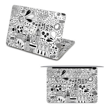 SkinAT 苹果笔记本MacBook全套保护贴膜 3M材料 手绘生活 Pro 13