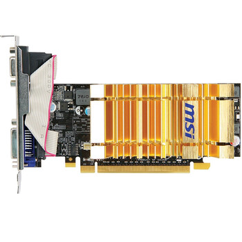 微星（MSI)N210-MD256H 589MHz/800MHz 256MB/64bit DDR2 PCI-E显卡