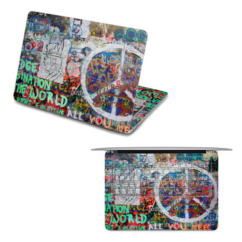 SkinAT 苹果笔记本MacBook全套保护贴膜 3M材料 涂鸦墙1 Pro 13