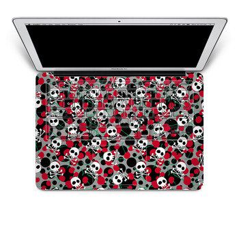 SkinAT 苹果笔记本MacBook手托保护贴膜 含键盘 3M材料 -骷髅果果 Pro 15 (Retina)