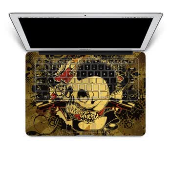 SkinAT MacBook手托保护贴膜 含键盘 狂野骷髅 Pro 15 (Retina)
