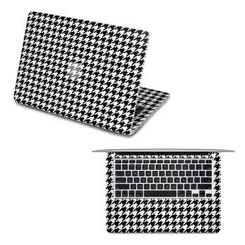 SkinAT 苹果笔记本MacBook全套保护贴膜 不含键盘 3M材料 黑白小格 Pro 15 (Retina)