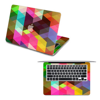 SkinAT MacBook全套贴膜 不含键盘 幻彩菱形 Pro 15 (Retina)